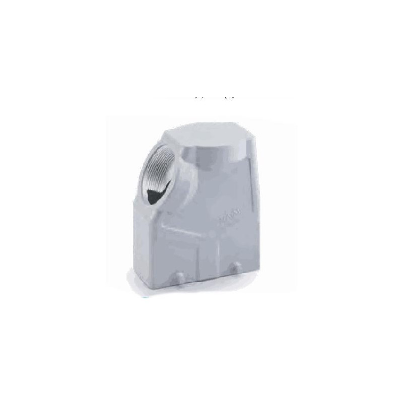 Capot 16B, Aluminium moulé sous pression, IP67, Sortie horizontale, M50